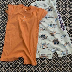 Carters Toddler Boys 24 mo multi Playsuit 2PK